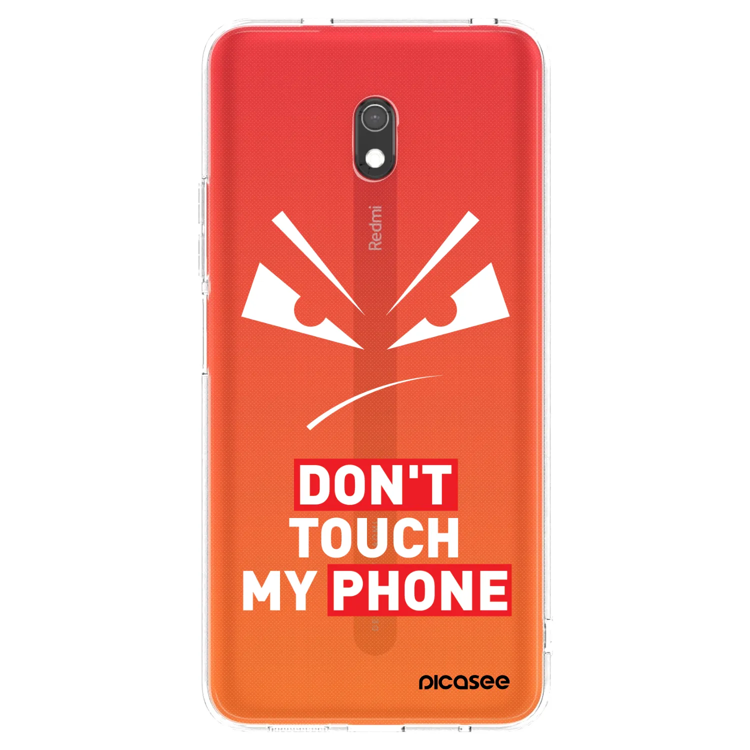 Picasee husă transparentă din silicon pentru Xiaomi Redmi 8A - Evil Eye - Transparent