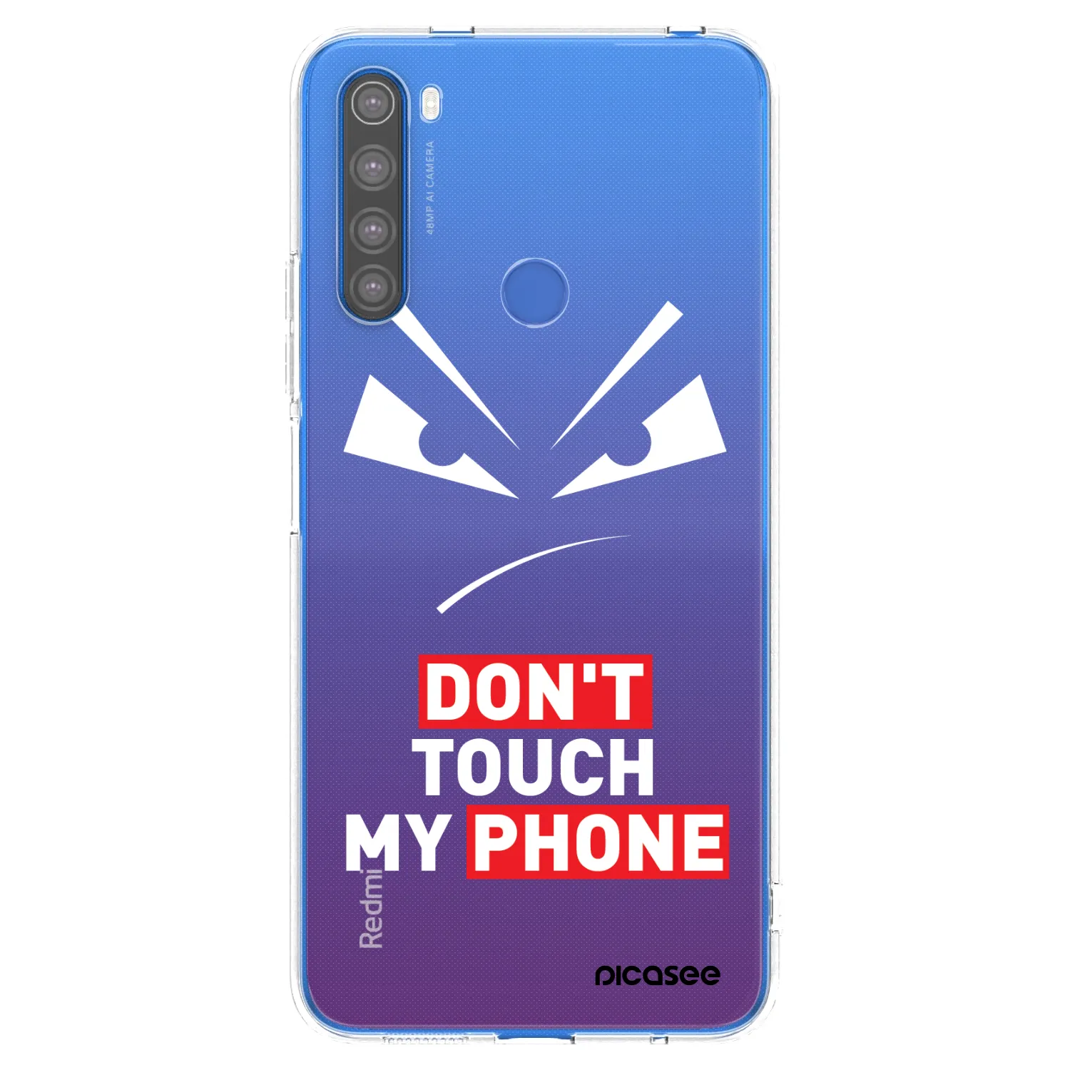 Picasee husă transparentă din silicon pentru Xiaomi Redmi Note 8T - Evil Eye - Transparent