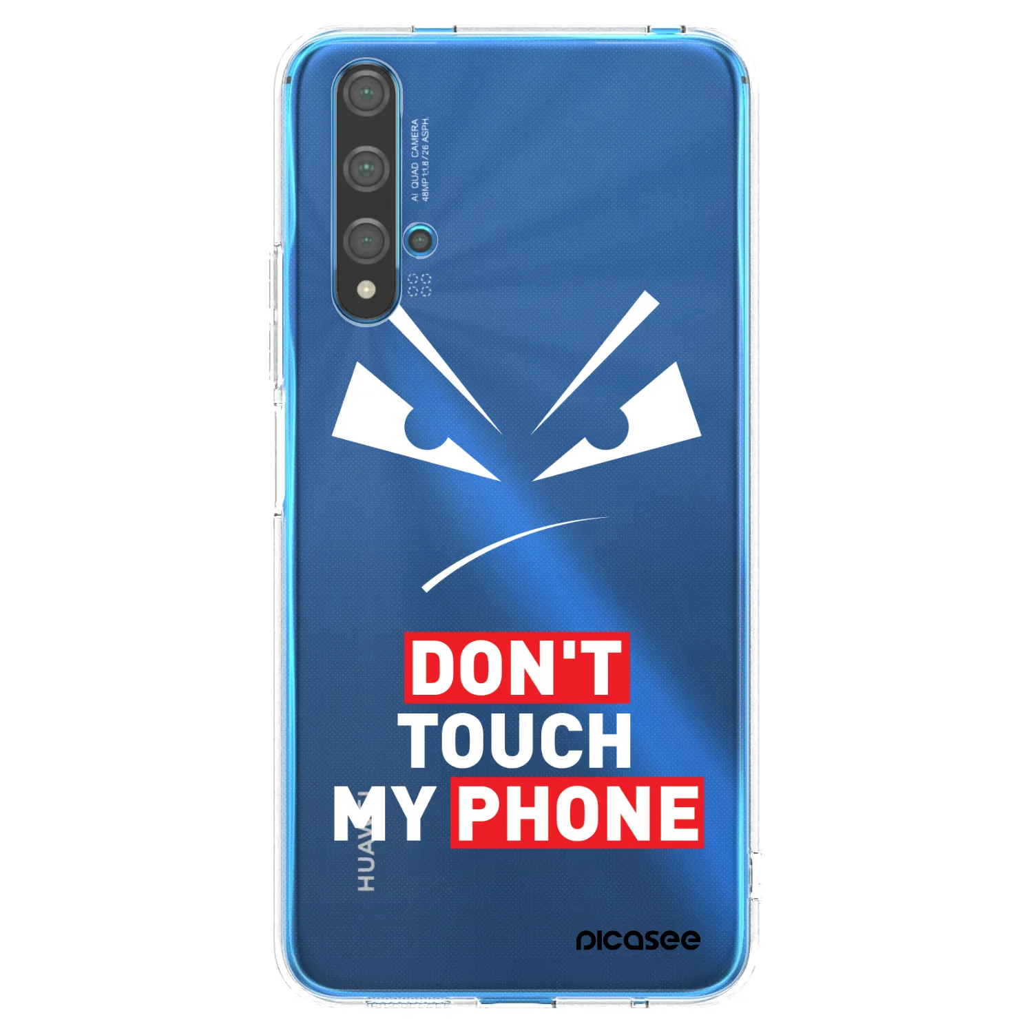 Picasee husă transparentă din silicon pentru Huawei Nova 5T - Evil Eye - Transparent