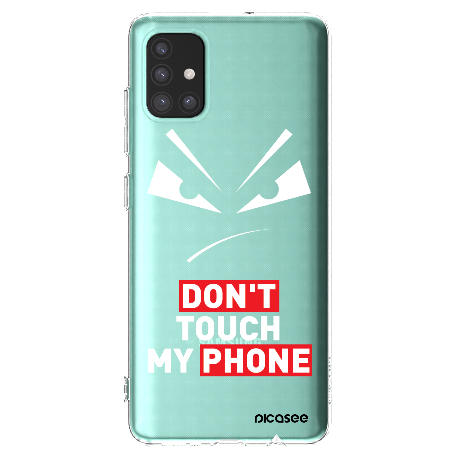 Picasee husă transparentă din silicon pentru Samsung Galaxy A51 A515F - Evil Eye - Transparent