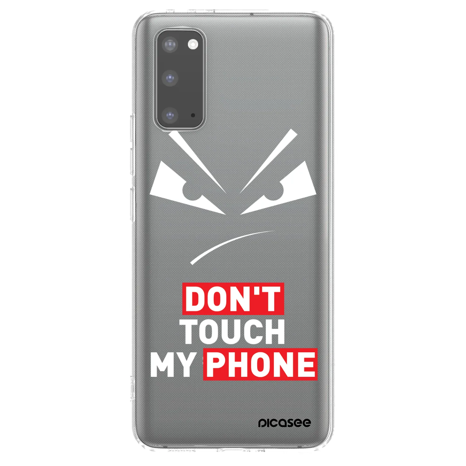 Picasee husă transparentă din silicon pentru Samsung Galaxy S20 G980F - Evil Eye - Transparent