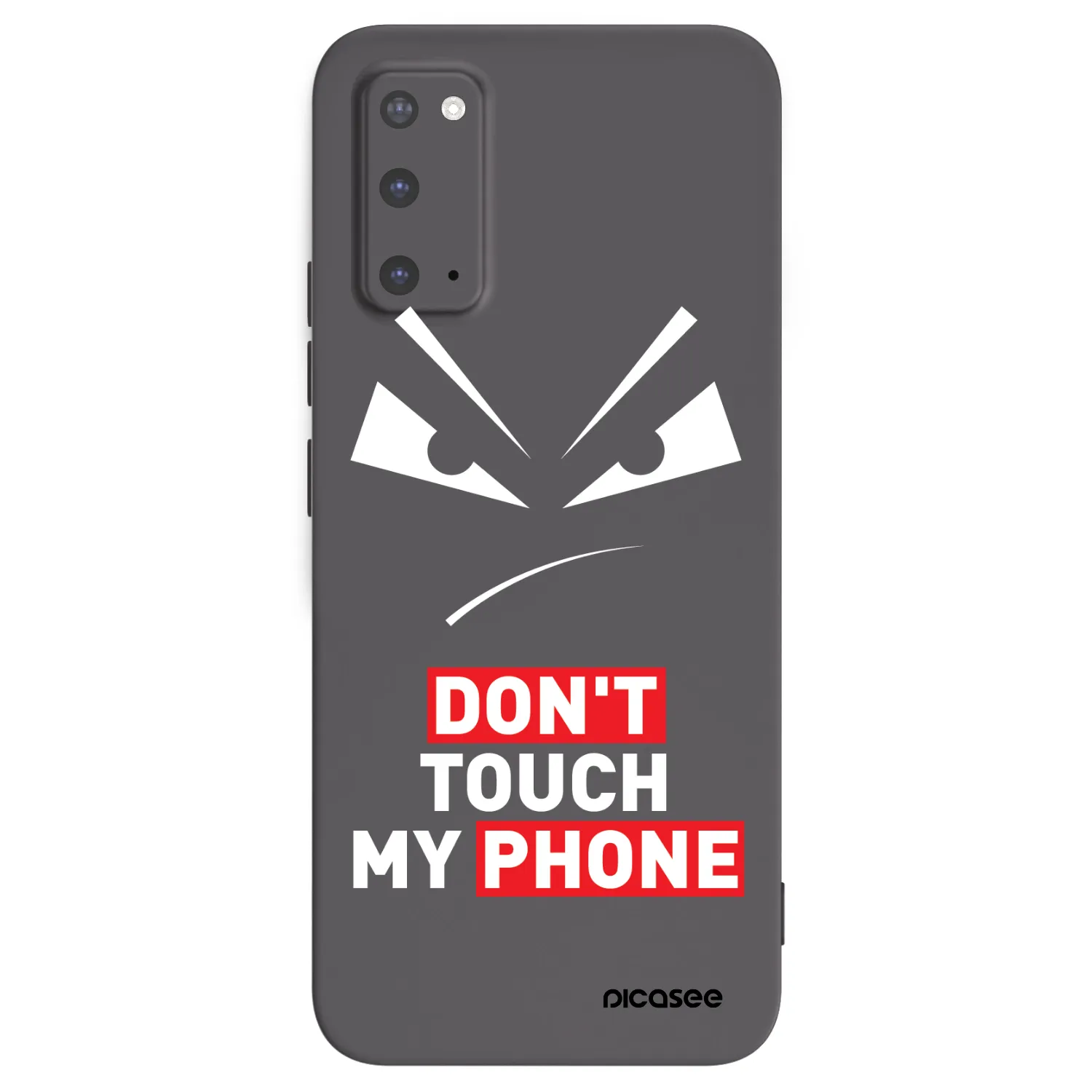 Picasee husă neagră din silicon pentru Samsung Galaxy S20 G980F - Evil Eye - Transparent