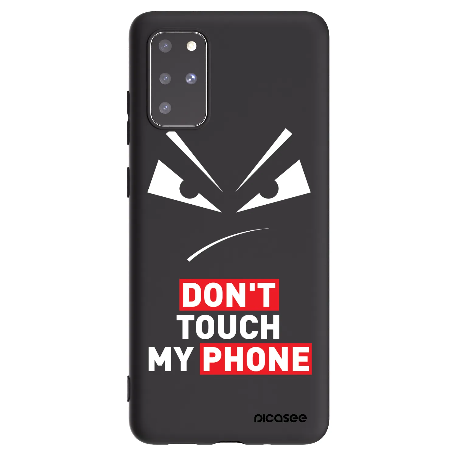 Picasee husă neagră din silicon pentru Samsung Galaxy S20+ G985F - Evil Eye - Transparent