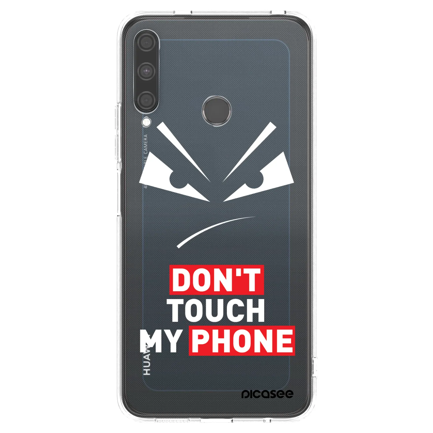 Picasee husă transparentă din silicon pentru Huawei P40 Lite E - Evil Eye - Transparent