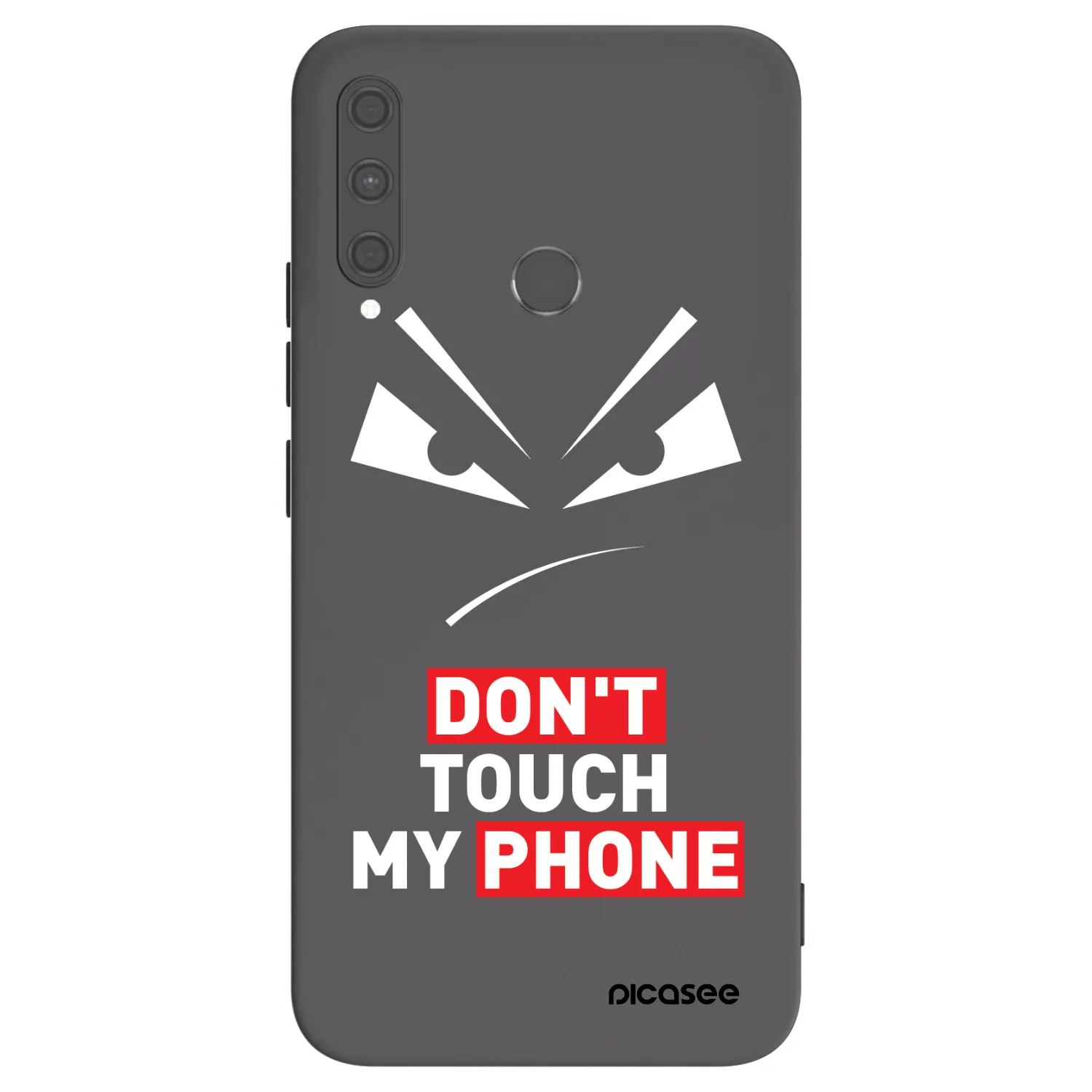 Picasee husă neagră din silicon pentru Huawei P40 Lite E - Evil Eye - Transparent