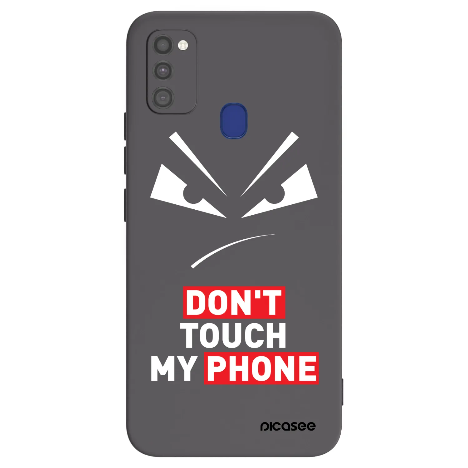 Picasee husă neagră din silicon pentru Samsung Galaxy M21 M215F - Evil Eye - Transparent