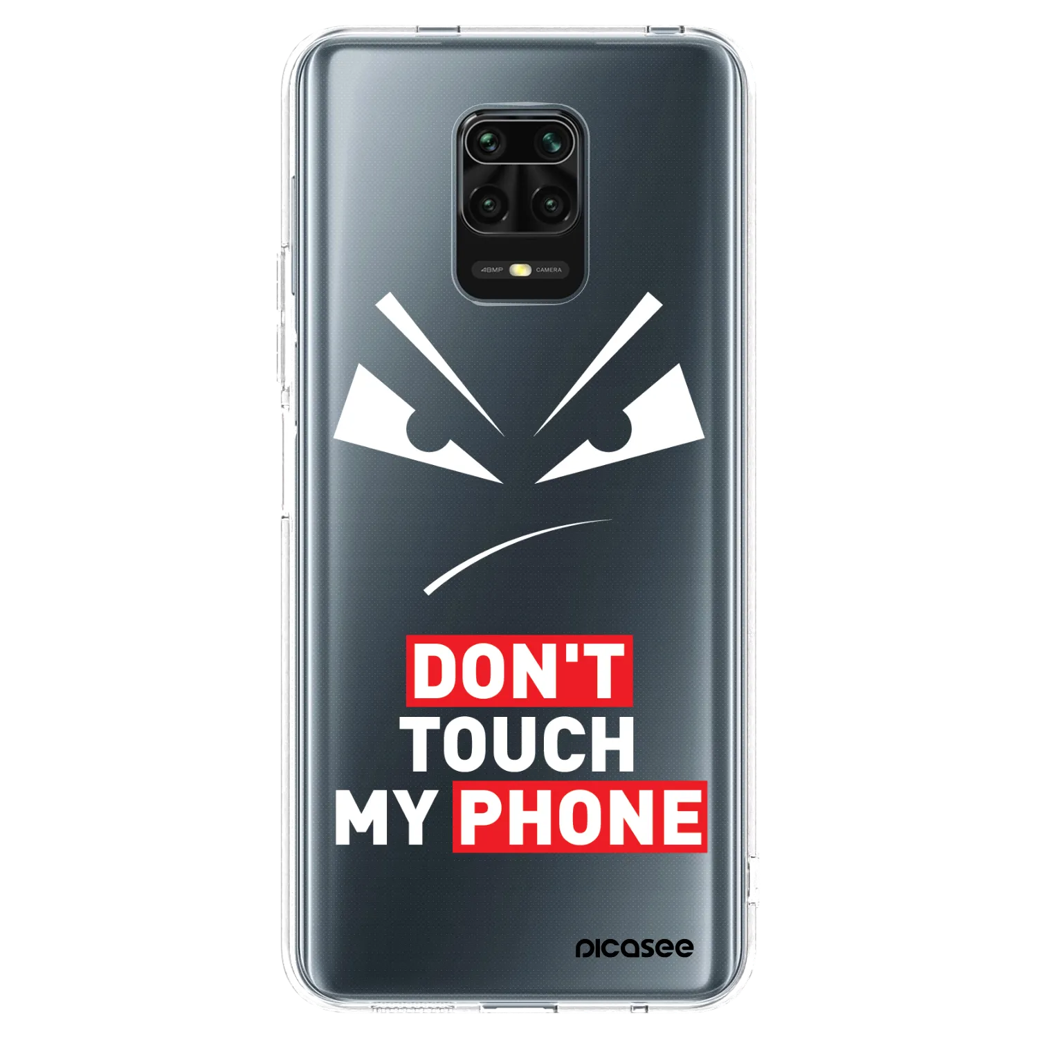 Picasee husă transparentă din silicon pentru Xiaomi Redmi Note 9S - Evil Eye - Transparent