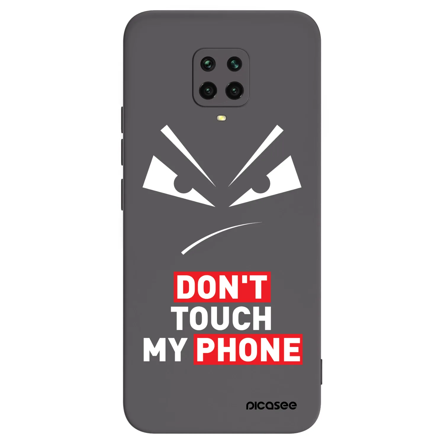 Picasee husă neagră din silicon pentru Xiaomi Redmi Note 9S - Evil Eye - Transparent