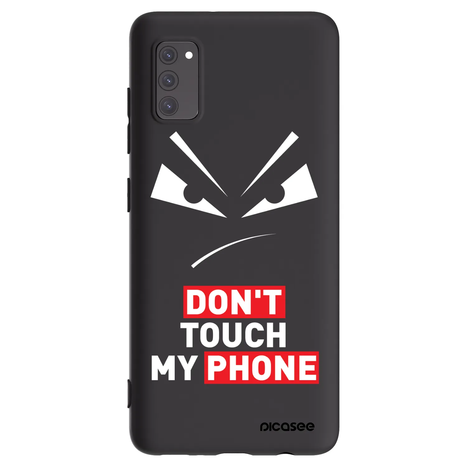 Picasee husă neagră din silicon pentru Samsung Galaxy A41 A415F - Evil Eye - Transparent