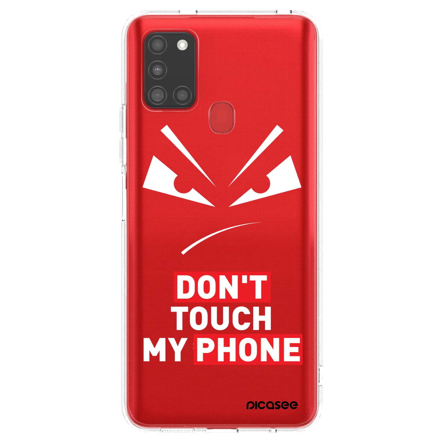 Picasee husă transparentă din silicon pentru Samsung Galaxy A21s - Evil Eye - Transparent