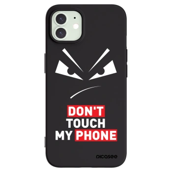 Picasee husă neagră din silicon pentru Apple iPhone 12 Pro - Evil Eye - Transparent
