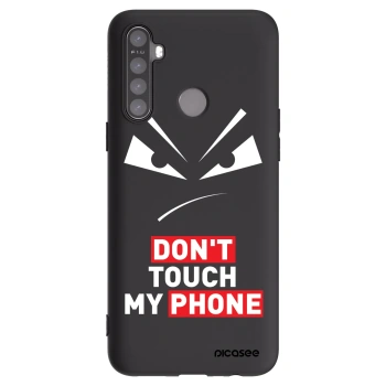 Picasee husă neagră din silicon pentru Realme 5 - Evil Eye - Transparent