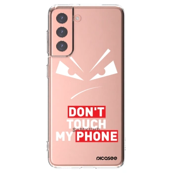 Picasee husă transparentă din silicon pentru Samsung Galaxy S21 5G G991B - Evil Eye - Transparent