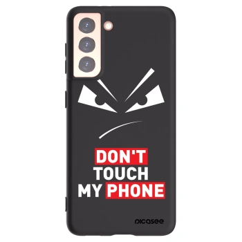 Picasee husă neagră din silicon pentru Samsung Galaxy S21 5G G991B - Evil Eye - Transparent