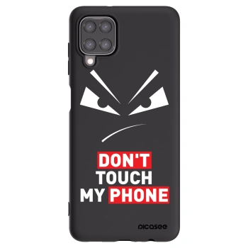 Picasee husă neagră din silicon pentru Samsung Galaxy A12 A125F - Evil Eye - Transparent