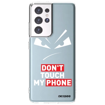 Picasee husă transparentă din silicon pentru Samsung Galaxy S21 Ultra 5G G998B - Evil Eye - Transparent