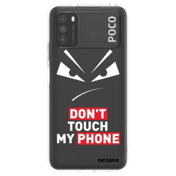 Picasee husă transparentă din silicon pentru Xiaomi Poco M3 - Evil Eye - Transparent