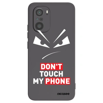 Picasee husă neagră din silicon pentru Xiaomi Poco F3 - Evil Eye - Transparent