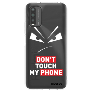 Picasee husă neagră din silicon pentru Xiaomi Redmi 9T - Evil Eye - Transparent
