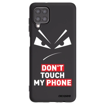 Picasee husă neagră din silicon pentru Samsung Galaxy M12 M127F - Evil Eye - Transparent