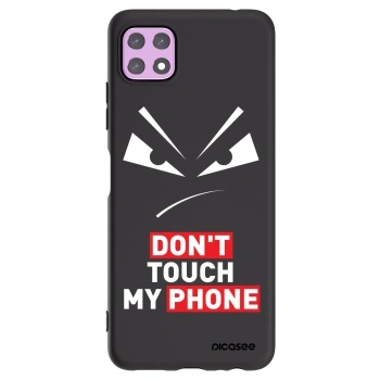 Picasee husă neagră din silicon pentru Samsung Galaxy A22 A226B 5G - Evil Eye - Transparent