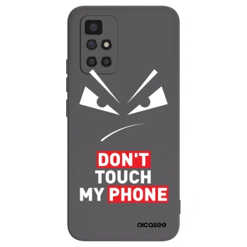 Picasee husă neagră din silicon pentru Xiaomi Redmi 10 - Evil Eye - Transparent