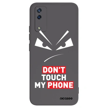 Picasee husă neagră din silicon pentru Vivo Y11s - Evil Eye - Transparent