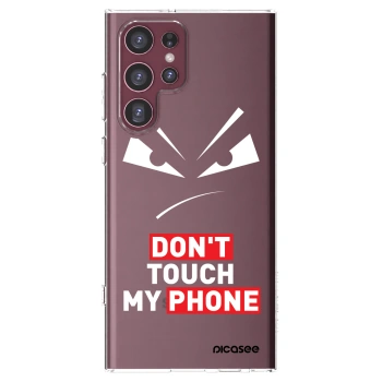 Picasee husă transparentă din silicon pentru Samsung Galaxy S22 Ultra 5G - Evil Eye - Transparent