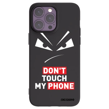 Picasee husă neagră din silicon pentru Apple iPhone 14 Pro Max - Evil Eye - Transparent