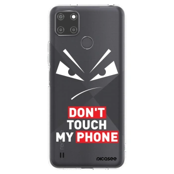 Picasee husă transparentă din silicon pentru Realme C21Y - Evil Eye - Transparent