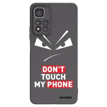 Picasee husă neagră din silicon pentru Xiaomi Redmi Note 11 Pro+ 5G - Evil Eye - Transparent