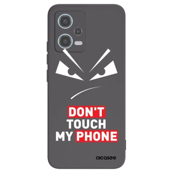 Picasee husă neagră din silicon pentru Xiaomi Redmi Note 12 5G - Evil Eye - Transparent