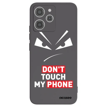 Picasee husă neagră din silicon pentru Xiaomi Redmi 12 4G - Evil Eye - Transparent