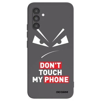 Picasee husă neagră din silicon pentru Samsung Galaxy A04s A047F - Evil Eye - Transparent
