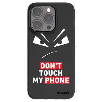 Picasee husă neagră din silicon pentru Apple iPhone 15 Pro - Evil Eye - Transparent