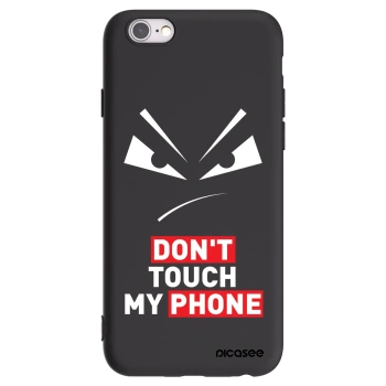 Picasee husă neagră din silicon pentru Apple iPhone 6/6S - Evil Eye - Transparent