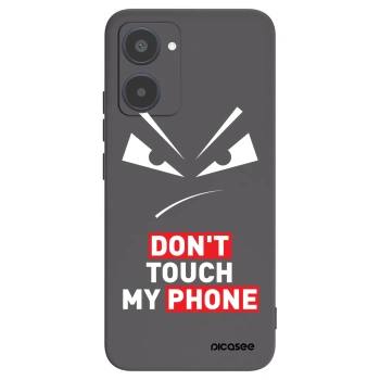 Picasee husă neagră din silicon pentru Realme 10 4G - Evil Eye - Transparent