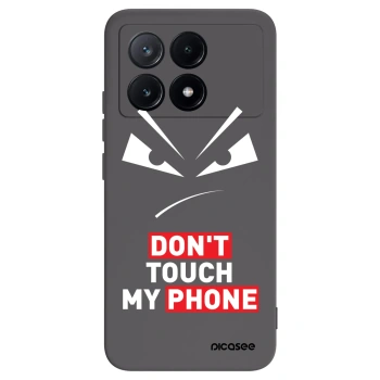 Picasee husă neagră din silicon pentru Xiaomi Poco X6 Pro - Evil Eye - Transparent