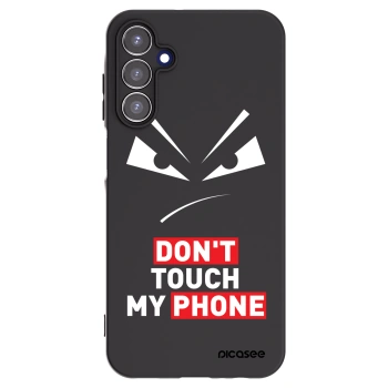 Picasee husă neagră din silicon pentru Samsung Galaxy A15 A155F 4G - Evil Eye - Transparent