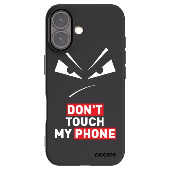 Picasee husă neagră din silicon pentru Apple iPhone 16 - Evil Eye - Transparent