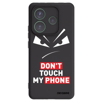 Picasee husă neagră din silicon pentru Xiaomi Redmi Note 14 5G - Evil Eye - Transparent