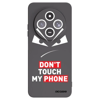 Picasee husă neagră din silicon pentru Xiaomi Redmi 14C - Evil Eye - Transparent