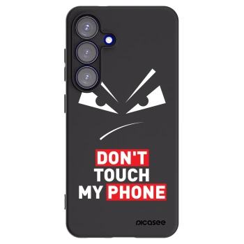 Picasee husă neagră din silicon pentru Samsung Galaxy S25 5G - Evil Eye - Transparent