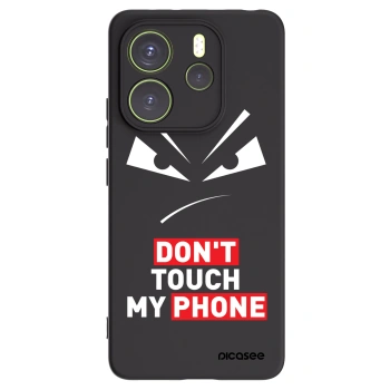 Picasee husă neagră din silicon pentru Xiaomi Redmi Note 14 4G - Evil Eye - Transparent