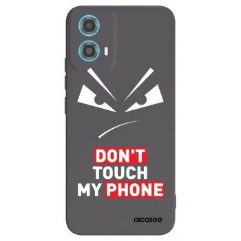Picasee husă neagră din silicon pentru Motorola Moto G34 5G - Evil Eye - Transparent