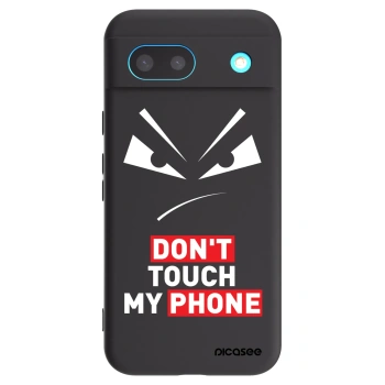 Picasee husă neagră din silicon pentru Google Pixel 8 - Evil Eye - Transparent