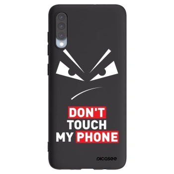 Picasee husă neagră din silicon pentru Samsung Galaxy A70 A705F - Evil Eye - Transparent