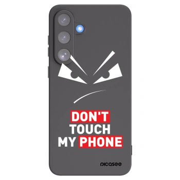 Picasee husă neagră din silicon pentru Samsung Galaxy S25 FE 5G - Evil Eye - Transparent