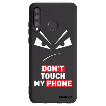 Picasee husă neagră din silicon pentru Huawei P30 Lite - Evil Eye - Transparent