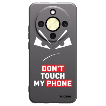 Picasee husă neagră din silicon pentru Honor Magic8 Lite 5G - Evil Eye - Transparent